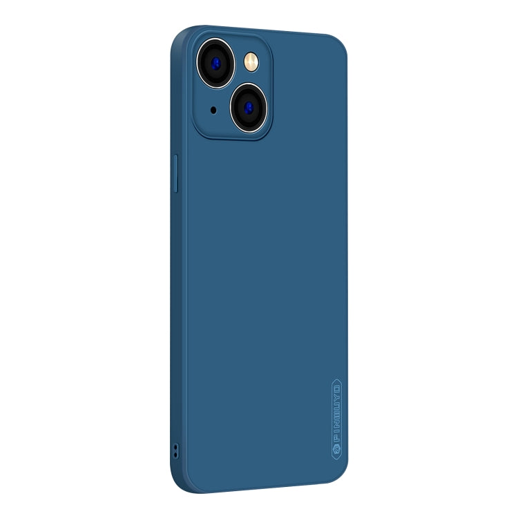 For iPhone 15 Plus PINWUYO Sense Series Liquid Silicone TPU Phone Case(Blue) by PINWUYO