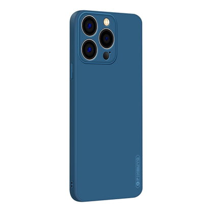 For iPhone 15 Pro PINWUYO Sense Series Liquid Silicone TPU Phone Case(Blue) by PINWUYO