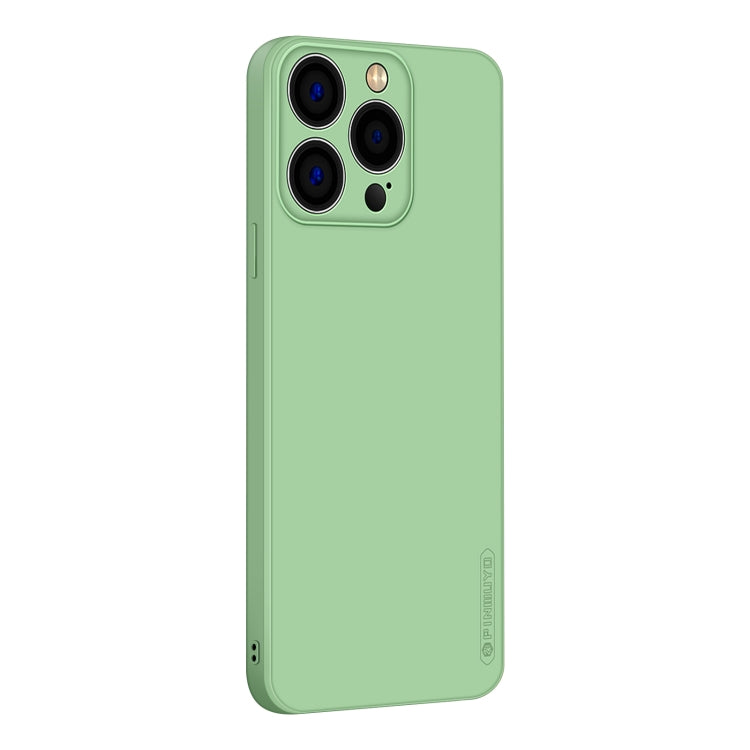 For iPhone 15 Pro Max PINWUYO Sense Series Liquid Silicone TPU Phone Case(Green) by PINWUYO