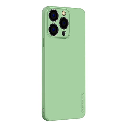 For iPhone 15 Pro Max PINWUYO Sense Series Liquid Silicone TPU Phone Case(Green) by PINWUYO