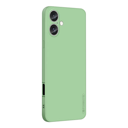For iPhone 16 PINWUYO Sense Series Liquid Silicone TPU Phone Case(Green) by PINWUYO