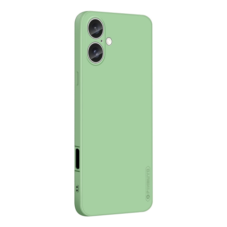 For iPhone 16 Plus PINWUYO Sense Series Liquid Silicone TPU Phone Case(Green) by PINWUYO