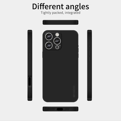 For iPhone 16 Pro Max PINWUYO Sense Series Liquid Silicone TPU Phone Case(Black) by PINWUYO