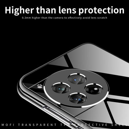 For OnePlus Ace 3 MOFI Ming Series Ultra-thin TPU Phone Case(Transparent) by MOFI