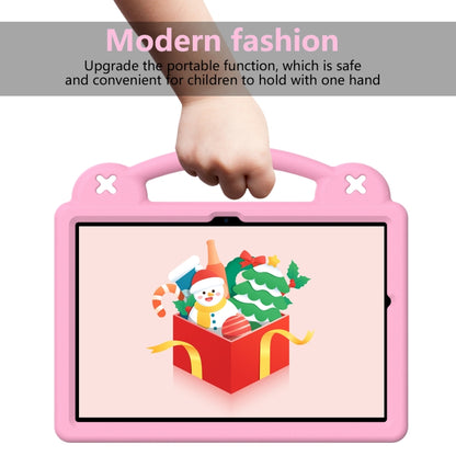 For Samsung Galaxy Tab A11+ / A9+ Handle Kickstand Children EVA Shockproof Tablet Case(Pink) by bashfashion