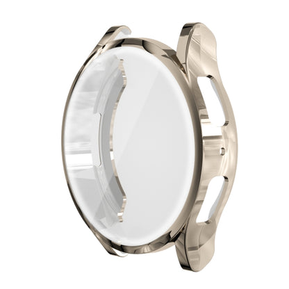 For Samsung Galaxy Watch 6 44mm Fully Enclosed TPU Watch Protective Case(Light Gold) by bashfashion