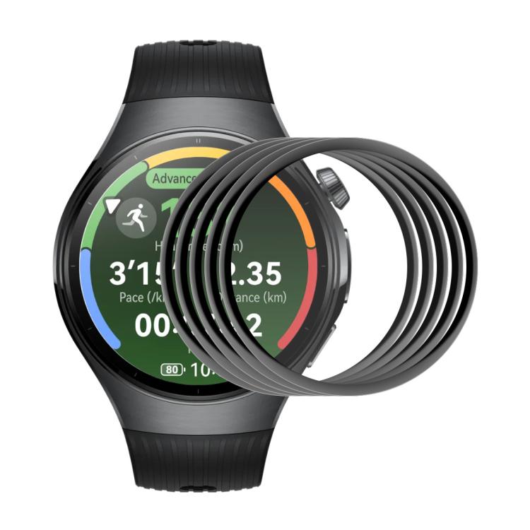 For Huawei Watch 5 42mm 5pcs ENKAY 3D Full Coverage Soft PC Edge PMMA HD Screen Film by ENKAY