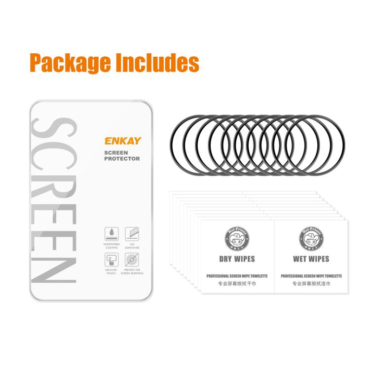 For Huawei Watch 5 42mm 10pcs ENKAY 3D Full Coverage Soft PC Edge PMMA HD Screen Film by ENKAY