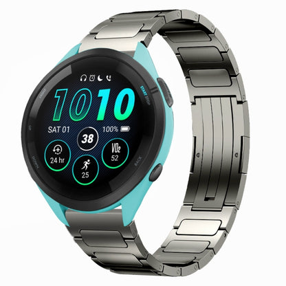 For Garmin Forerunner 265 22mm I-Shaped Titanium Alloy Watch Band(Grey) by bashfashion