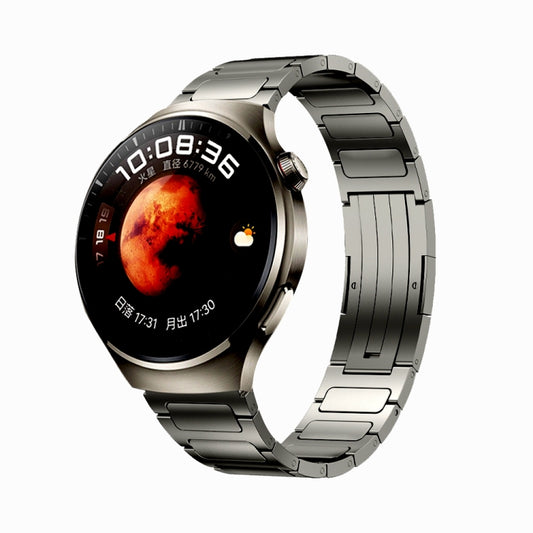 For Xiaomi Haylou RS4 LS12 22mm I-Shaped Titanium Alloy Watch Band(Grey) by bashfashion