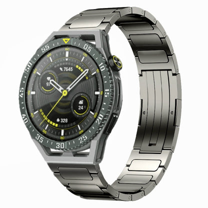 For Huawei Watch GT3 SE 22mm I-Shaped Titanium Alloy Watch Band(Grey) by bashfashion