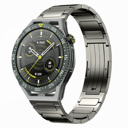 For Huawei Watch GT3 SE 22mm I-Shaped Titanium Alloy Watch Band(Grey) by bashfashion
