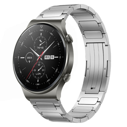 For Huawei GT2 Pro 22mm I-Shaped Titanium Alloy Watch Band(Sliver) by bashfashion