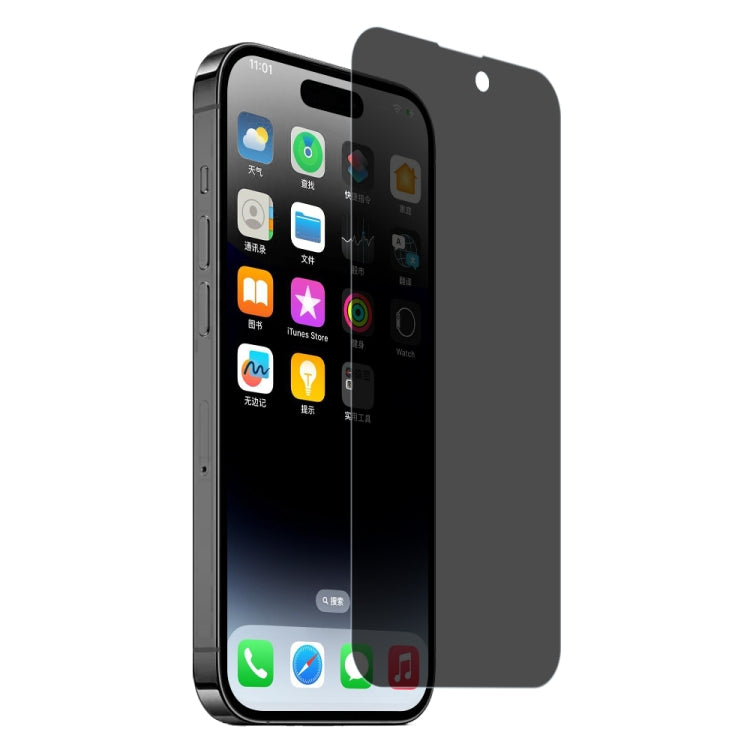 For iPhone 15 Plus / 15 Pro Max NORTHJO A++ 0.3mm 28 Degree Privacy Screen Tempered Glass Film by NORTHJO