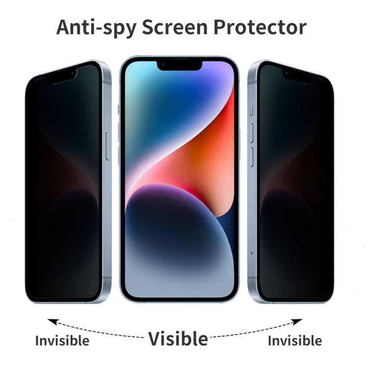 For iPhone 14 Plus / 13 Pro Max NORTHJO A++ 0.3mm 28 Degree Privacy Screen Tempered Glass Film by NORTHJO