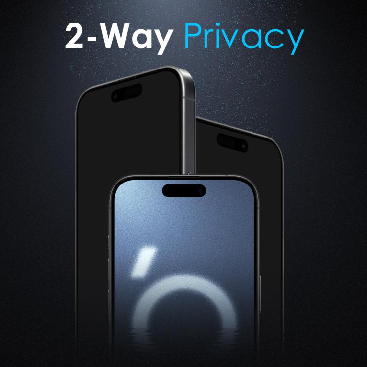 For iPhone 16 Pro NORTHJO A++ 0.3mm 28 Degree Privacy Screen Tempered Glass Film by NORTHJO