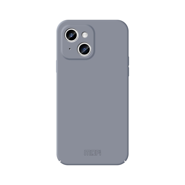 For iPhone 15 Plus MOFI Qin Series Skin Feel All-inclusive PC Phone Case(Gray) by MOFI