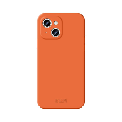 For iPhone 15 Plus MOFI Qin Series Skin Feel All-inclusive PC Phone Case(Orange) by MOFI