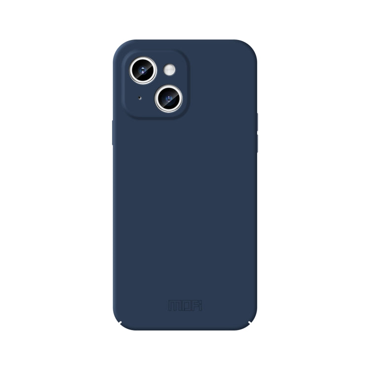 For iPhone 15 MOFI Qin Series Skin Feel All-inclusive PC Phone Case(Blue) by MOFI