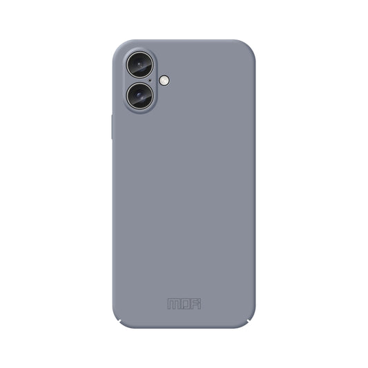 For iPhone 16 MOFI Qin Series Skin Feel All-inclusive PC Phone Case(Gray) by MOFI