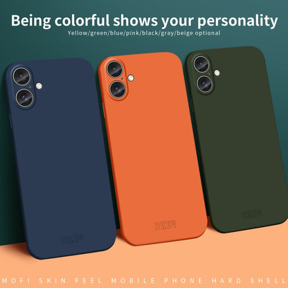 For iPhone 16 Plus MOFI Qin Series Skin Feel All-inclusive PC Phone Case(Green) by MOFI