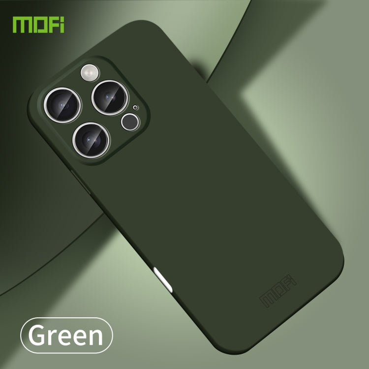 For iPhone 16 Pro Max MOFI Qin Series Skin Feel All-inclusive PC Phone Case(Green) by MOFI