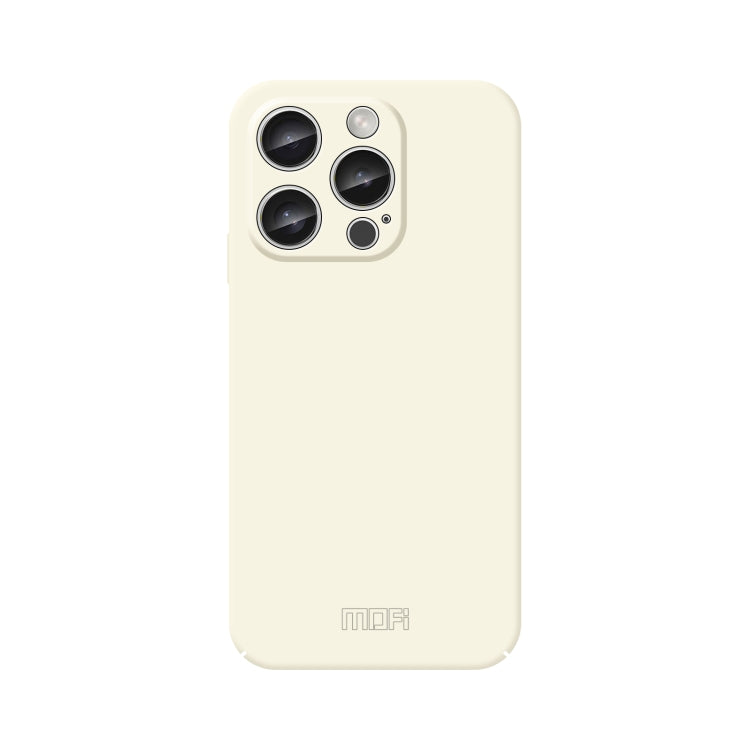 For iPhone 16 Pro Max MOFI Qin Series Skin Feel All-inclusive PC Phone Case(Beige) by MOFI