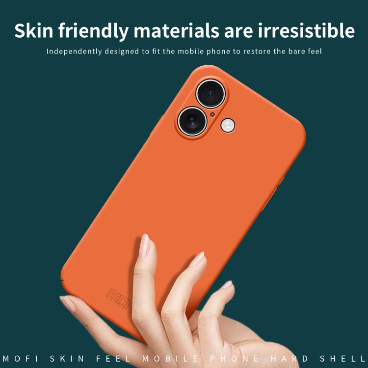 For iPhone 17 MOFI Qin Series Skin Feel All-inclusive PC Phone Case(Pink) by MOFI