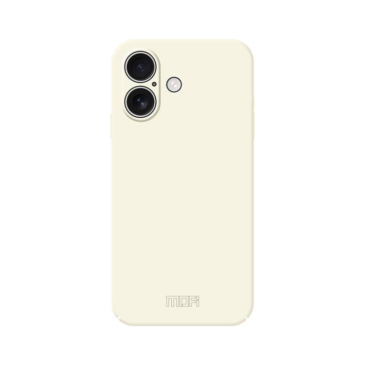 For iPhone 17 MOFI Qin Series Skin Feel All-inclusive PC Phone Case(Beige) by MOFI