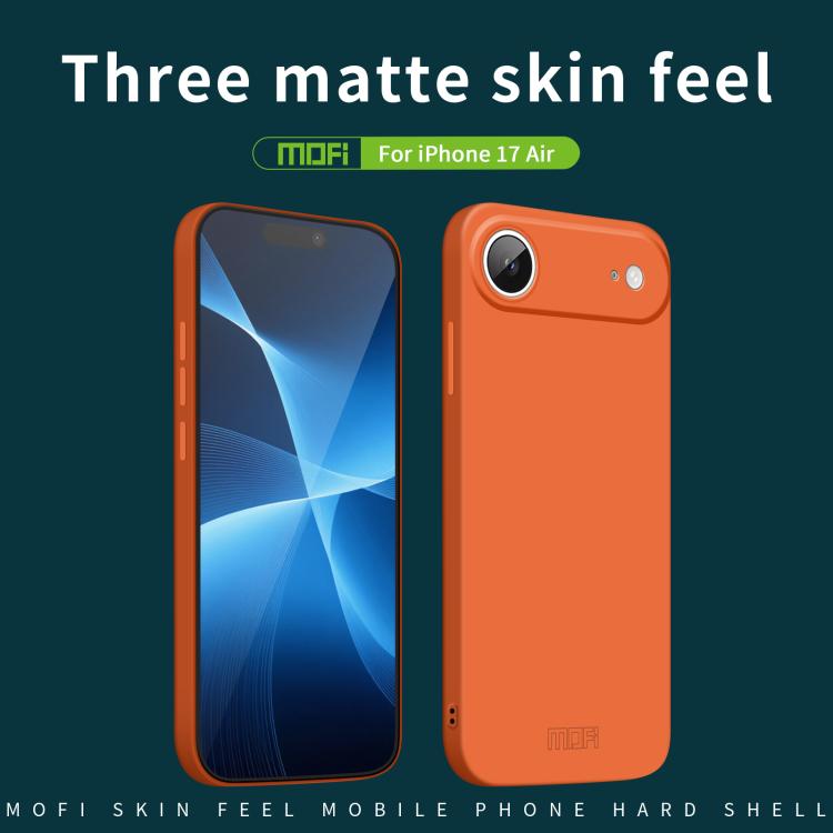 For iPhone 17 Air MOFI Qin Series Skin Feel All-inclusive PC Phone Case(Blue) by MOFI