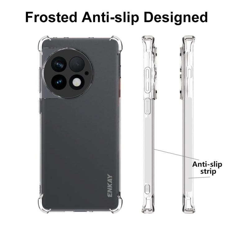 For OnePlus Ace 2 Pro ENKAY Hat-Prince Transparent TPU Shockproof Phone Case by ENKAY