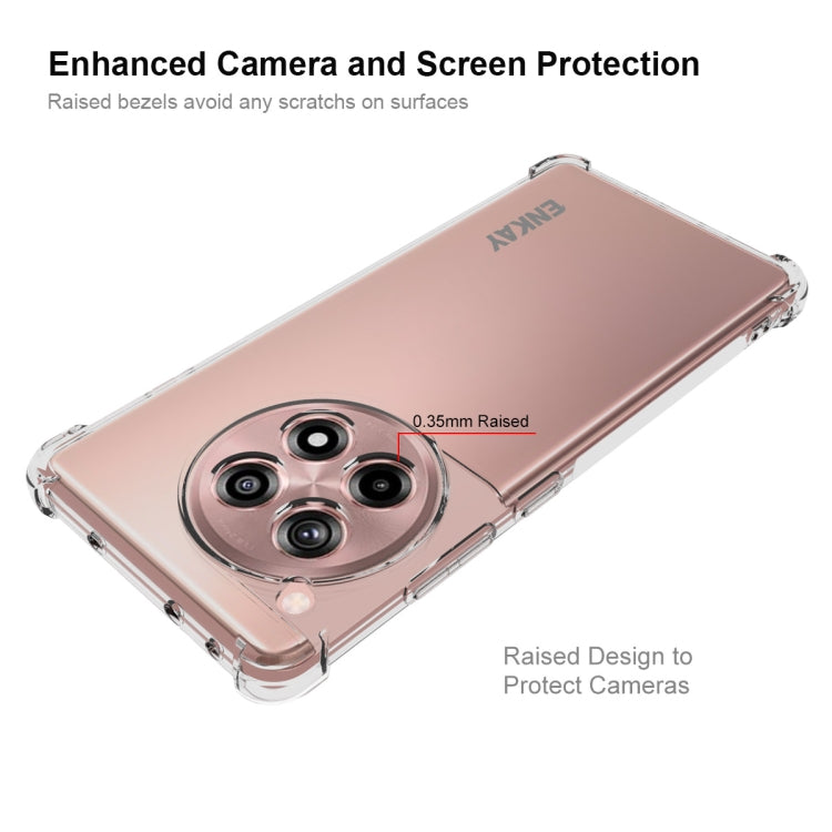 For OnePlus Ace 3 5G ENKAY Hat-Prince Transparent TPU Shockproof Phone Case by ENKAY