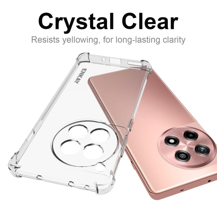 For OnePlus Ace 3 5G ENKAY Hat-Prince Transparent TPU Shockproof Phone Case by ENKAY