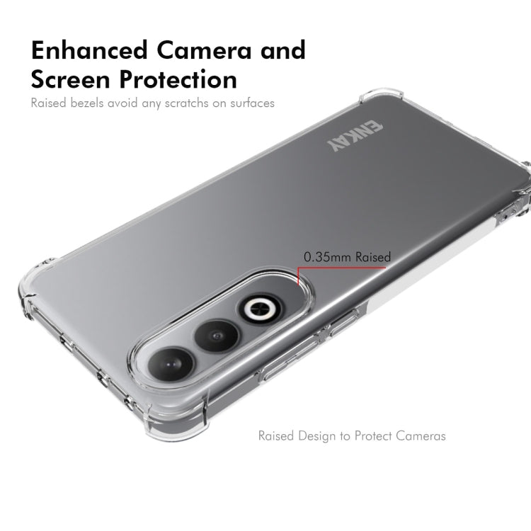For OnePlus Nord CE4 ENKAY Hat-Prince Transparent TPU Shockproof Phone Case by ENKAY