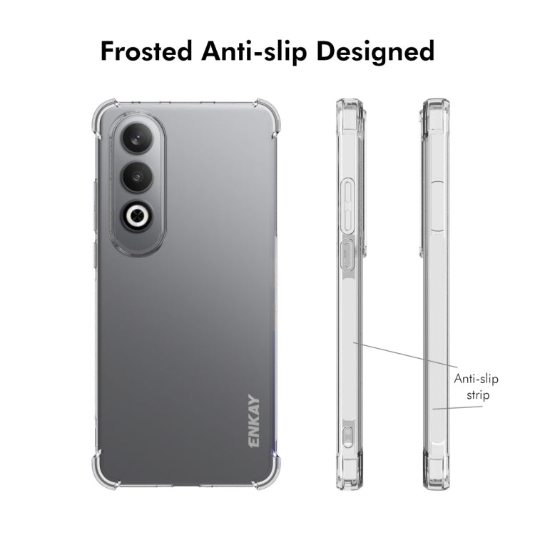 For OnePlus Nord CE4 ENKAY Hat-Prince Transparent TPU Shockproof Phone Case by ENKAY