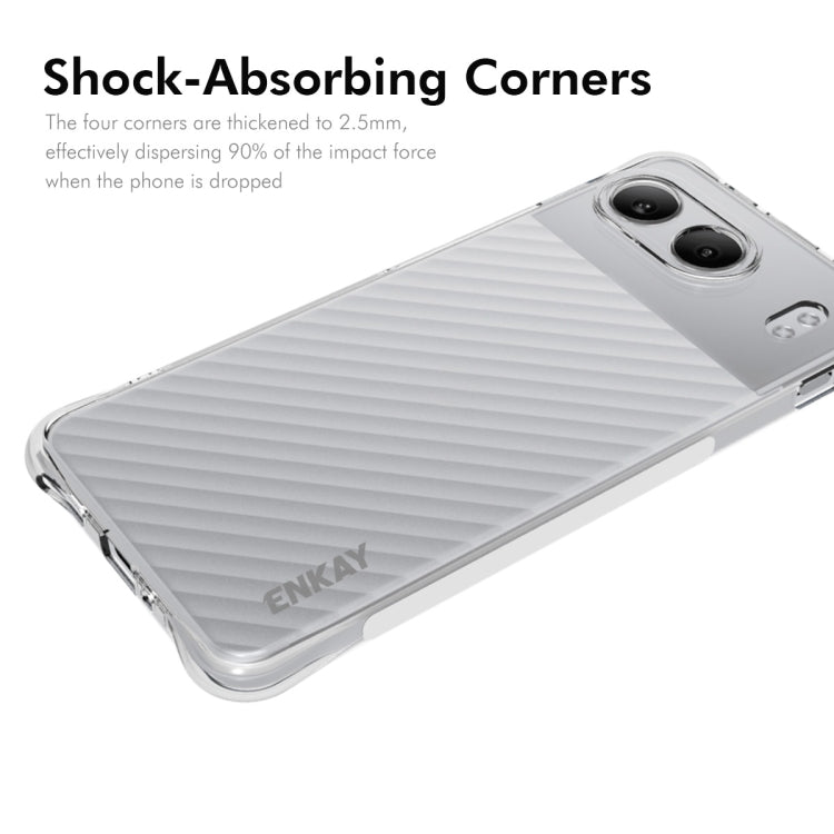 For OnePlus Nord 4 ENKAY Hat-Prince Transparent TPU Shockproof Phone Case by ENKAY