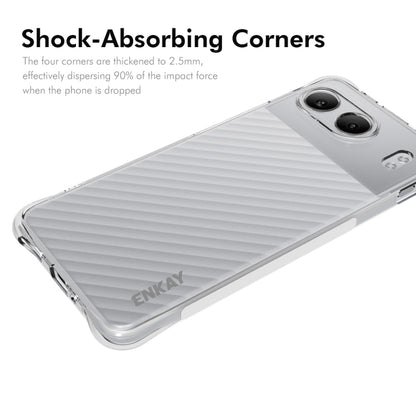 For OnePlus Nord 4 ENKAY Hat-Prince Transparent TPU Shockproof Phone Case by ENKAY