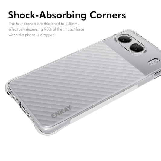 For OnePlus Nord 4 ENKAY Hat-Prince Transparent TPU Shockproof Phone Case by ENKAY