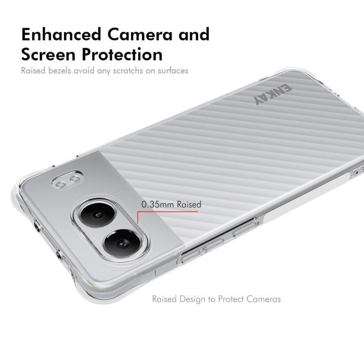 For OnePlus Nord 4 ENKAY Hat-Prince Transparent TPU Shockproof Phone Case by ENKAY