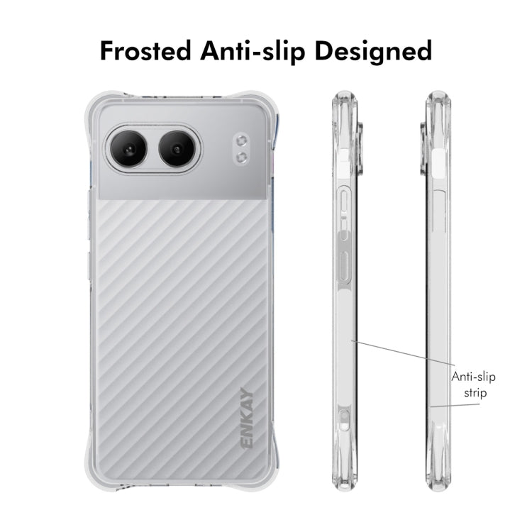 For OnePlus Nord 4 ENKAY Hat-Prince Transparent TPU Shockproof Phone Case by ENKAY