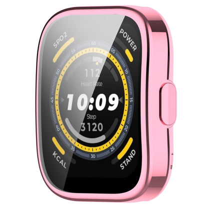 For Amazfit Bip 5 All-Inclusive TPU Protective Case(Pink) by bashfashion