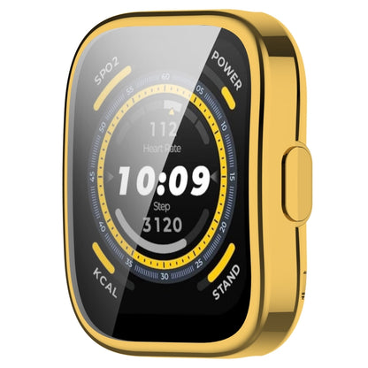 For Amazfit Bip 5 All-Inclusive TPU Protective Case(Gold) by bashfashion