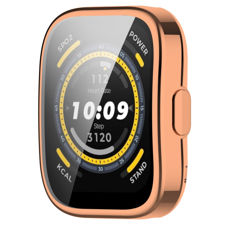 For Amazfit Bip 5 All-Inclusive TPU Protective Case(Rose Gold) by bashfashion
