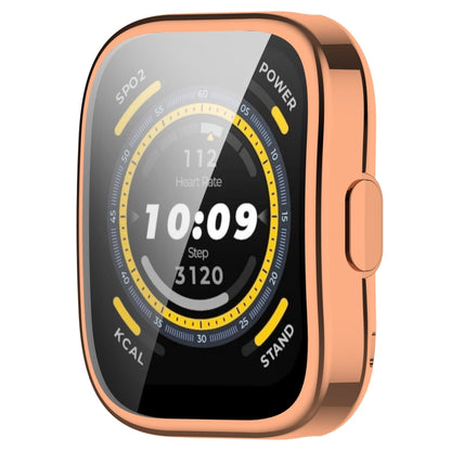 For Amazfit Bip 5 All-Inclusive TPU Protective Case(Rose Gold) by bashfashion