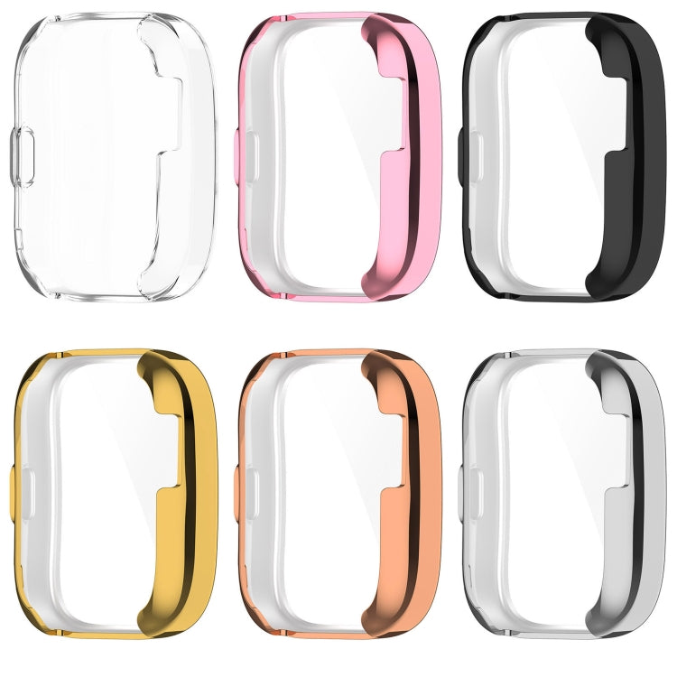 For Amazfit Bip 5 All-Inclusive TPU Protective Case(Rose Gold) by bashfashion