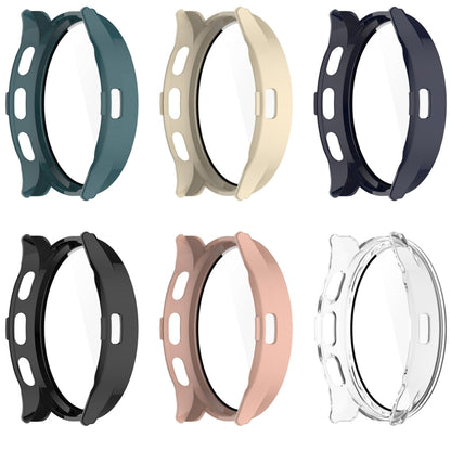 For Garmin Venu 3S PC + Tempered Film Integrated Watch Protective Case(Transparent) by bashfashion