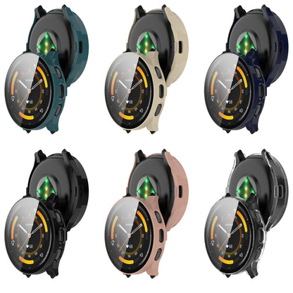 For Garmin Venu 3S PC + Tempered Film Integrated Watch Protective Case(Transparent) by bashfashion