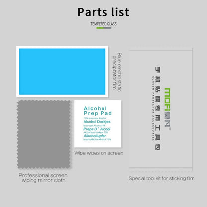 For iPhone 16 Plus MOFI 9H 3D Explosion-proof Curved Screen Tempered Glass Film(Black) by MOFI