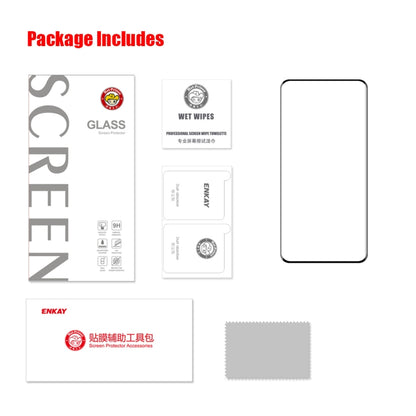 For Huawei Mate 60 Pro ENKAY Hat-Prince Heat Bending Full Side Glue Tempered Glass Film(Black) by ENKAY