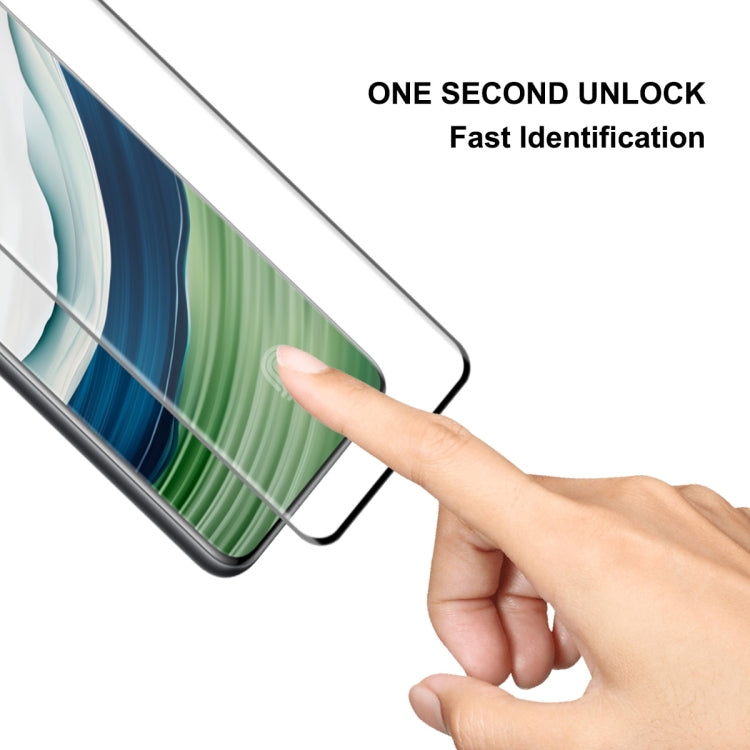 For Huawei Mate 60 Pro 5pcs ENKAY Hat-Prince Heat Bending Full Side Glue Tempered Glass Film(Black) by ENKAY